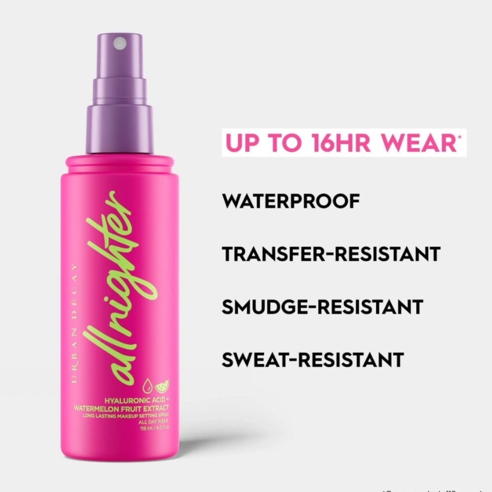 Urban Decay All Nighter Hyaluronic Acid Dewy Setting Spray (Travel Size)